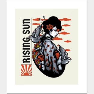 Rising Sun Posters and Art